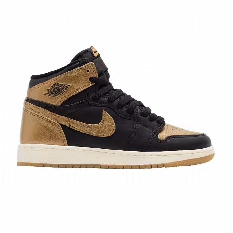 Air Jordan 1 Retro High OG GS 'Black Gold'