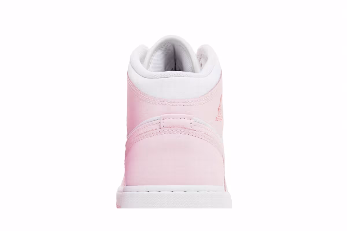 Air Jordan 1 Mid GS Pink Foam Fire Red, view 8