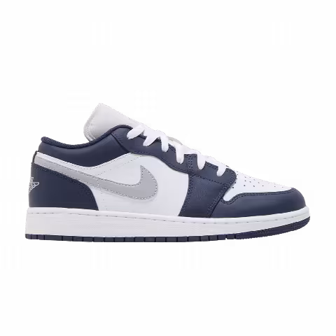 Air Jordan 1 Low GS 'Midnight Navy Wolf Grey'
