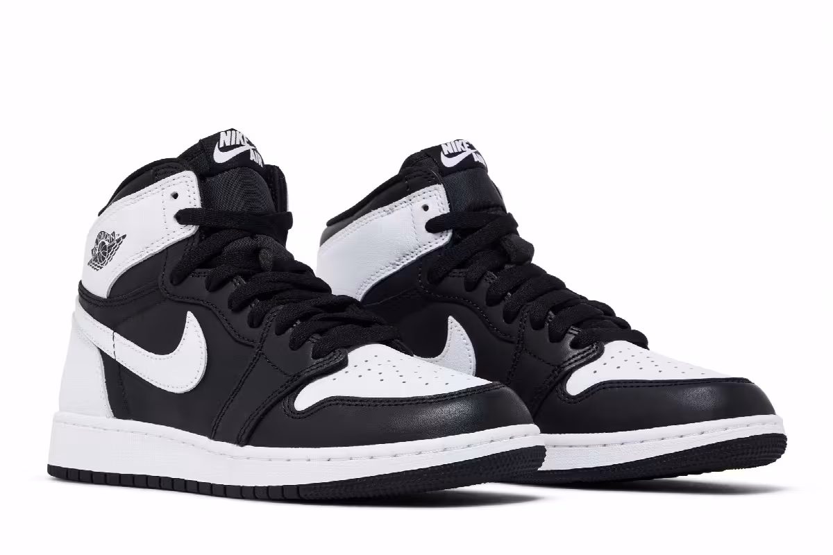 Air Jordan 1 High OG GS Black White 2.0, view 9