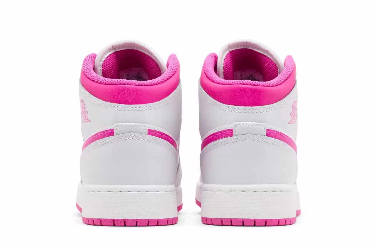Air Jordan 1 Mid GS Fire Pink, view 7