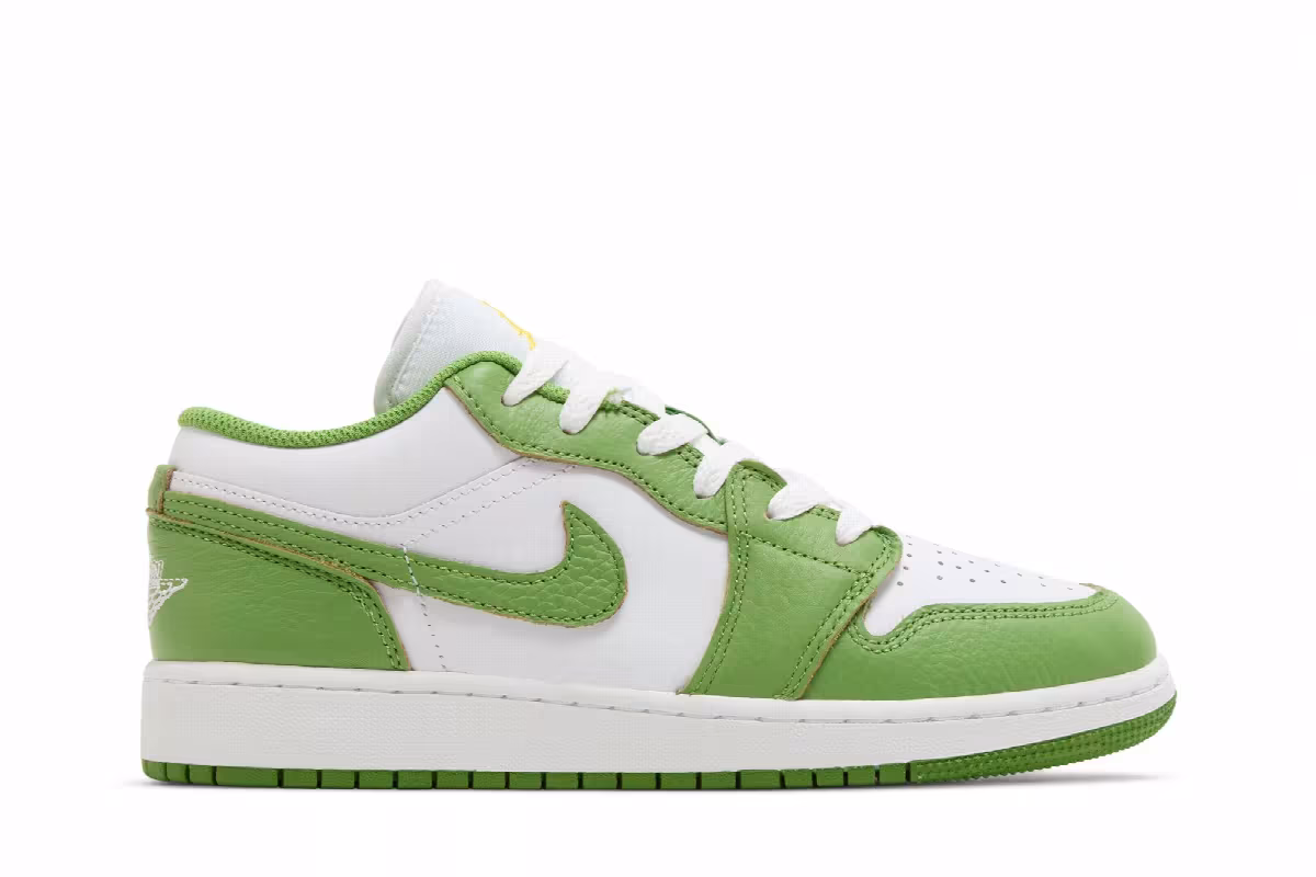 Air Jordan 1 Low GS Chlorophyll, view 2