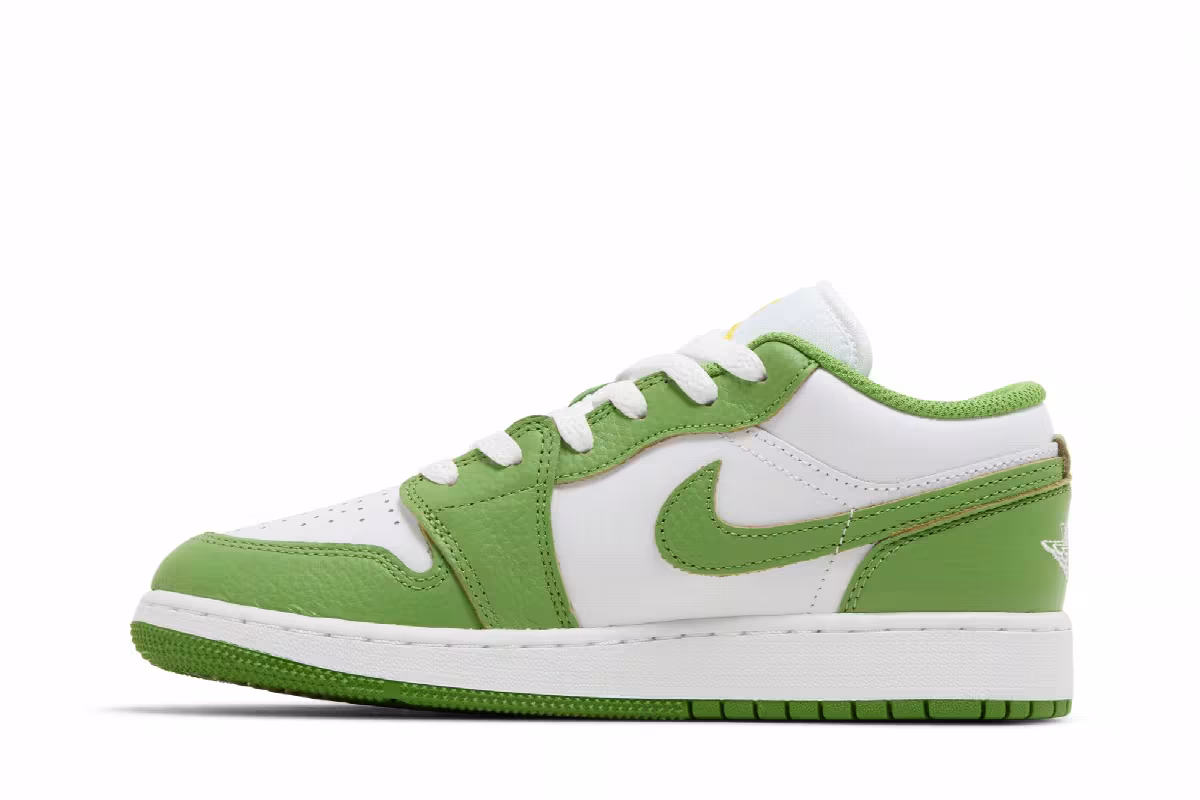 Air Jordan 1 Low GS Chlorophyll, view 4