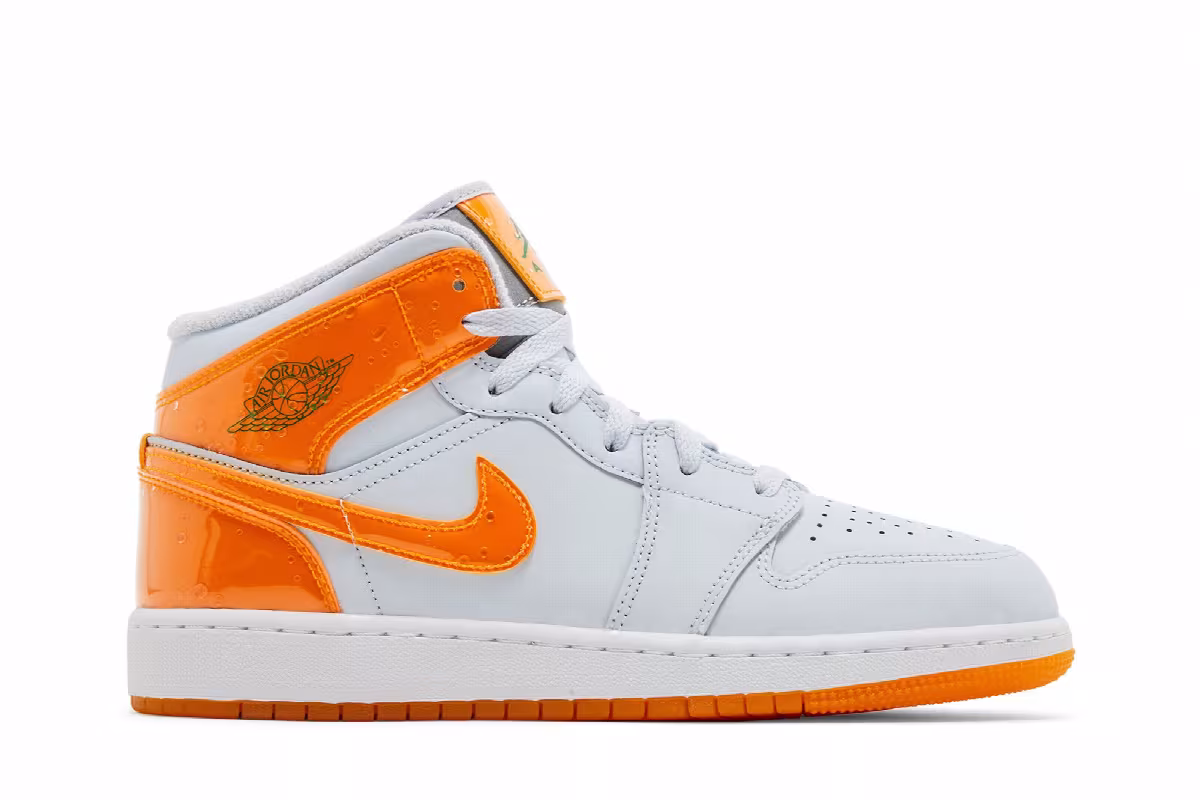 Air Jordan 1 Mid SE GS Gatorade Pack - Orange, view 2