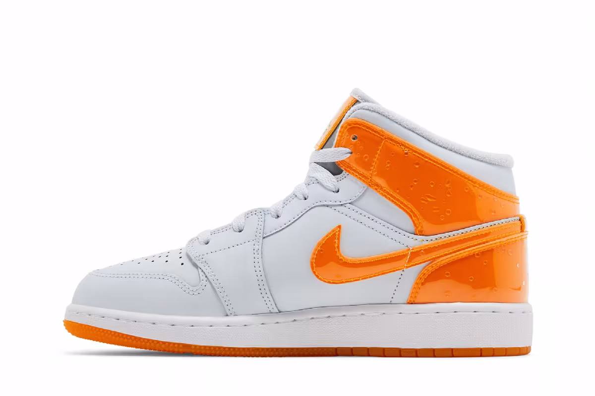 Air Jordan 1 Mid SE GS Gatorade Pack - Orange, view 4