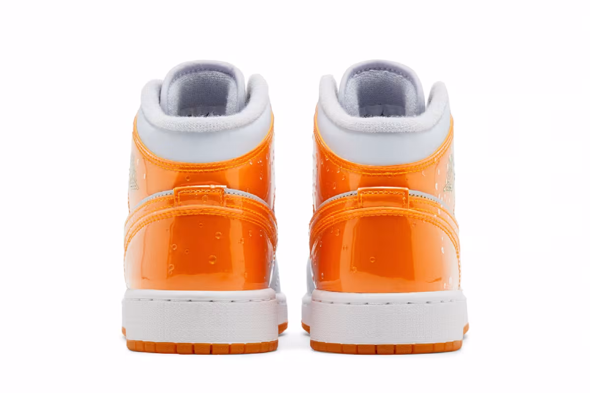Air Jordan 1 Mid SE GS Gatorade Pack - Orange, view 7