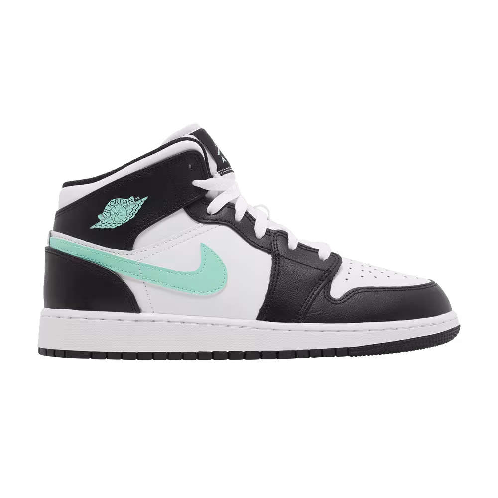 Air Jordan 1 Mid GS Green Glow