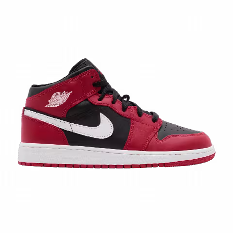 Air Jordan 1 Mid GS 'Gym Red Black White'