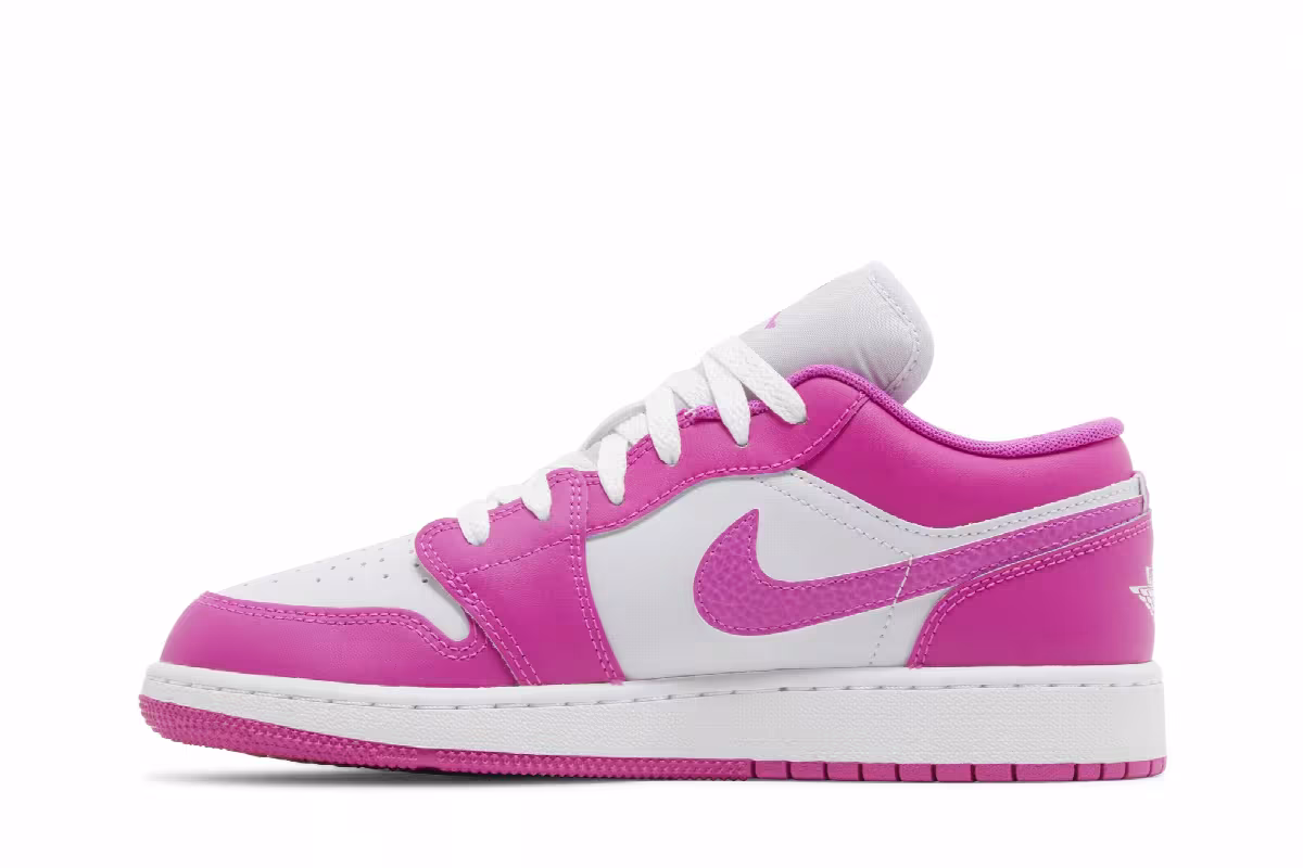 Air Jordan 1 Low GS Fire Pink, view 4