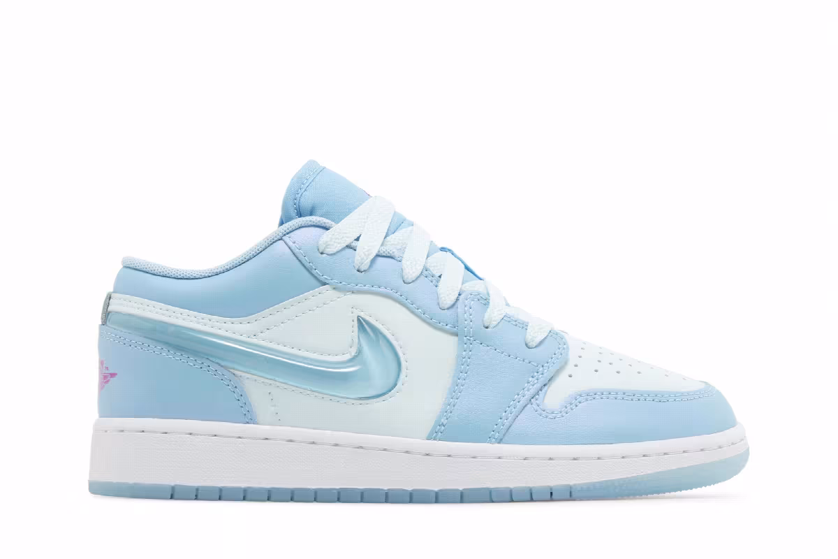 Air Jordan 1 Low SE GS Aquarius Blue, view 2