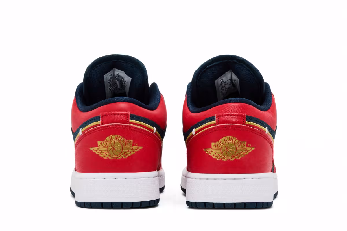 Air Jordan 1 Low GS Olympic, view 7