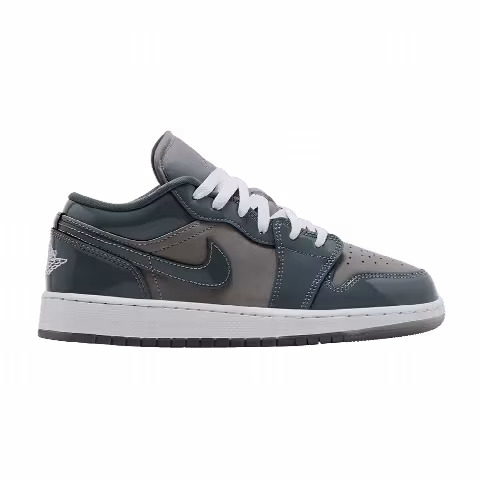 Air Jordan 1 Low GS 'Patent Cool Grey'