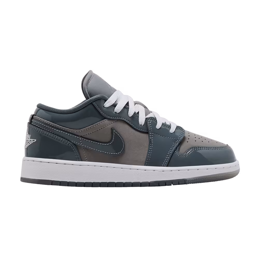 Air Jordan 1 Low GS Patent Cool Grey