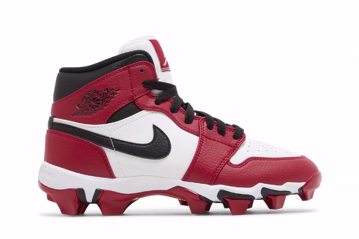 Air Jordan 1 Mid Cleat GS Chicago, view 2