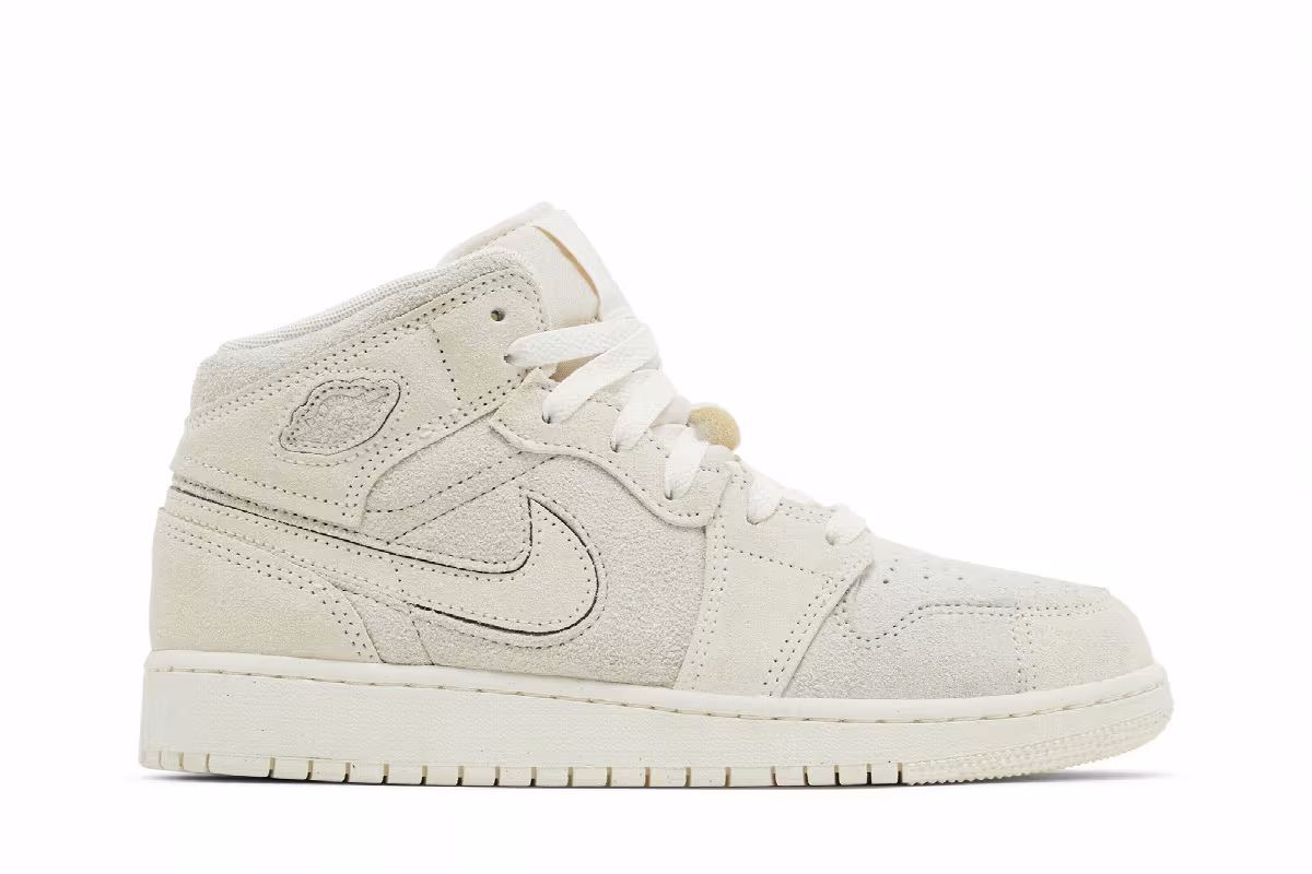 Air Jordan 1 Mid SE Craft GS Pale Ivory, view 2