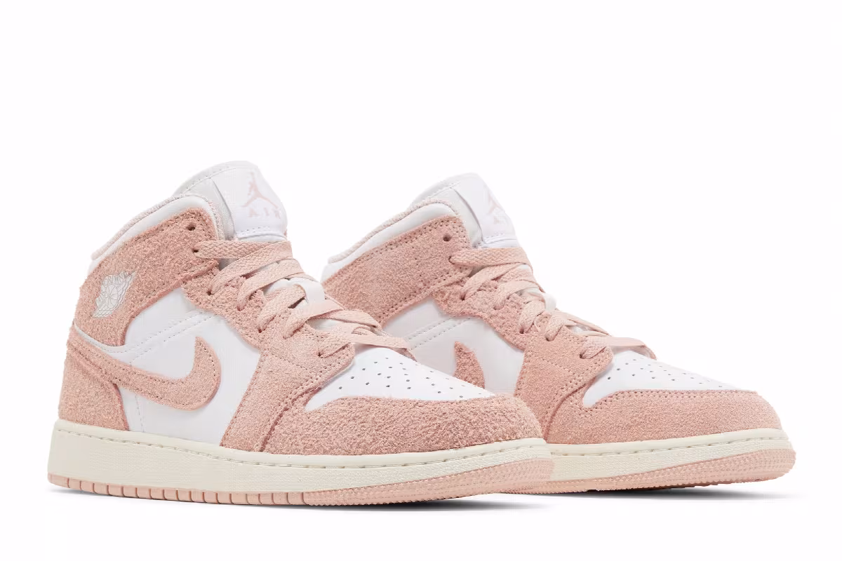 Air Jordan 1 Mid SE GS Legend Pink, view 9