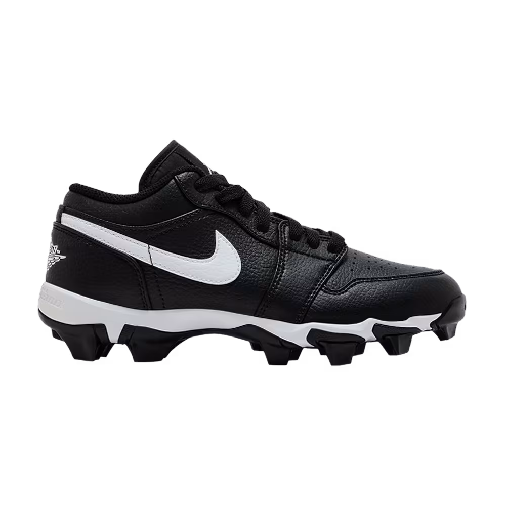 Air Jordan 1 Low Cleat GS Black White