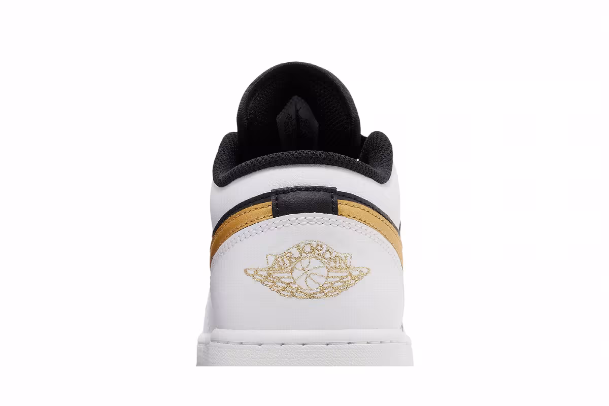 Air Jordan 1 Low GS Gold Swoosh, view 8