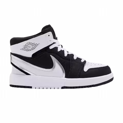Air Jordan 1 Mid RM EasyOn GS 'Black White'
