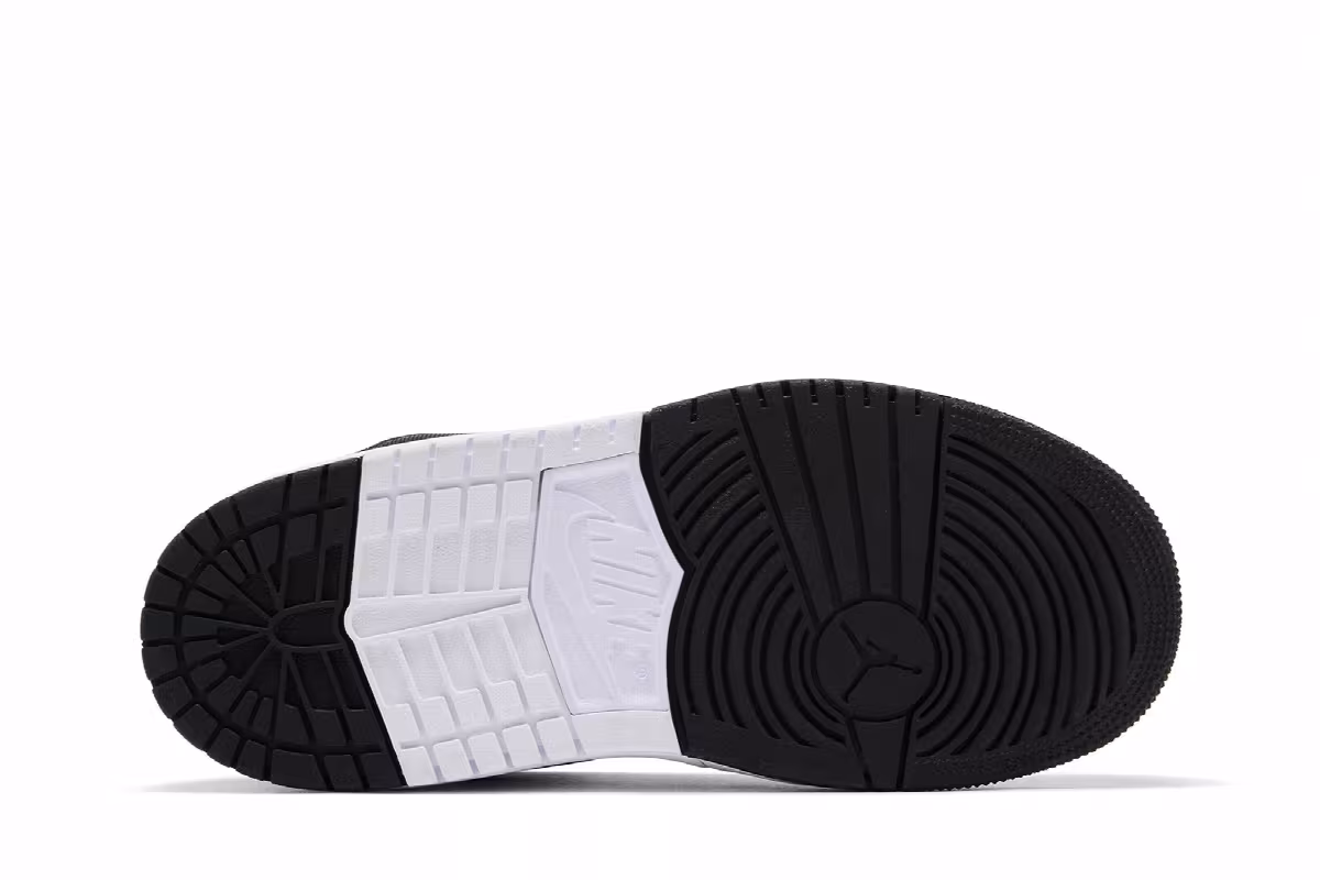 Air Jordan 1 Mid RM EasyOn GS Black White, view 5