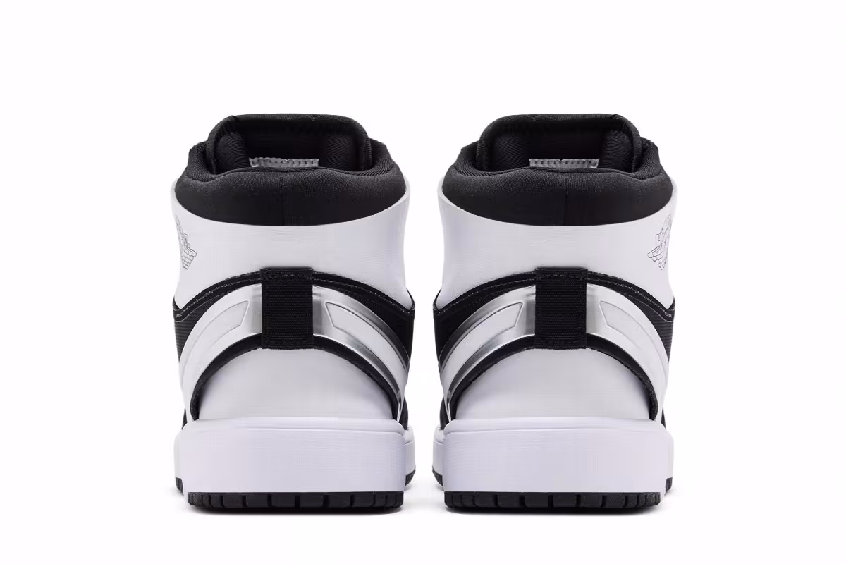 Air Jordan 1 Mid RM EasyOn GS Black White, view 7