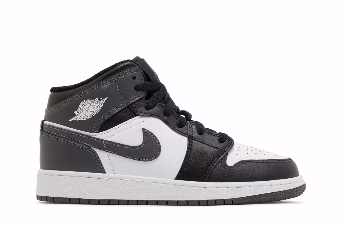 Air Jordan 1 Mid GS Iron Grey, view 2