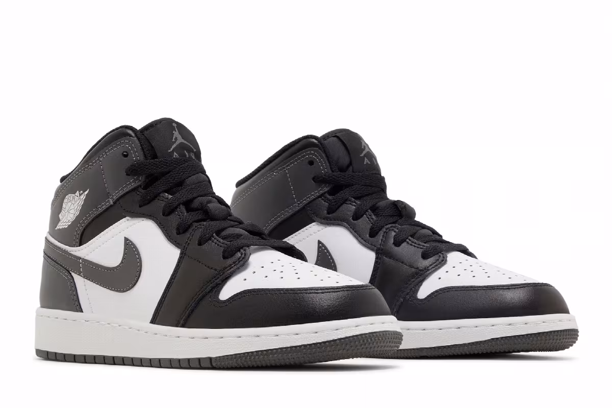 Air Jordan 1 Mid GS Iron Grey, view 9