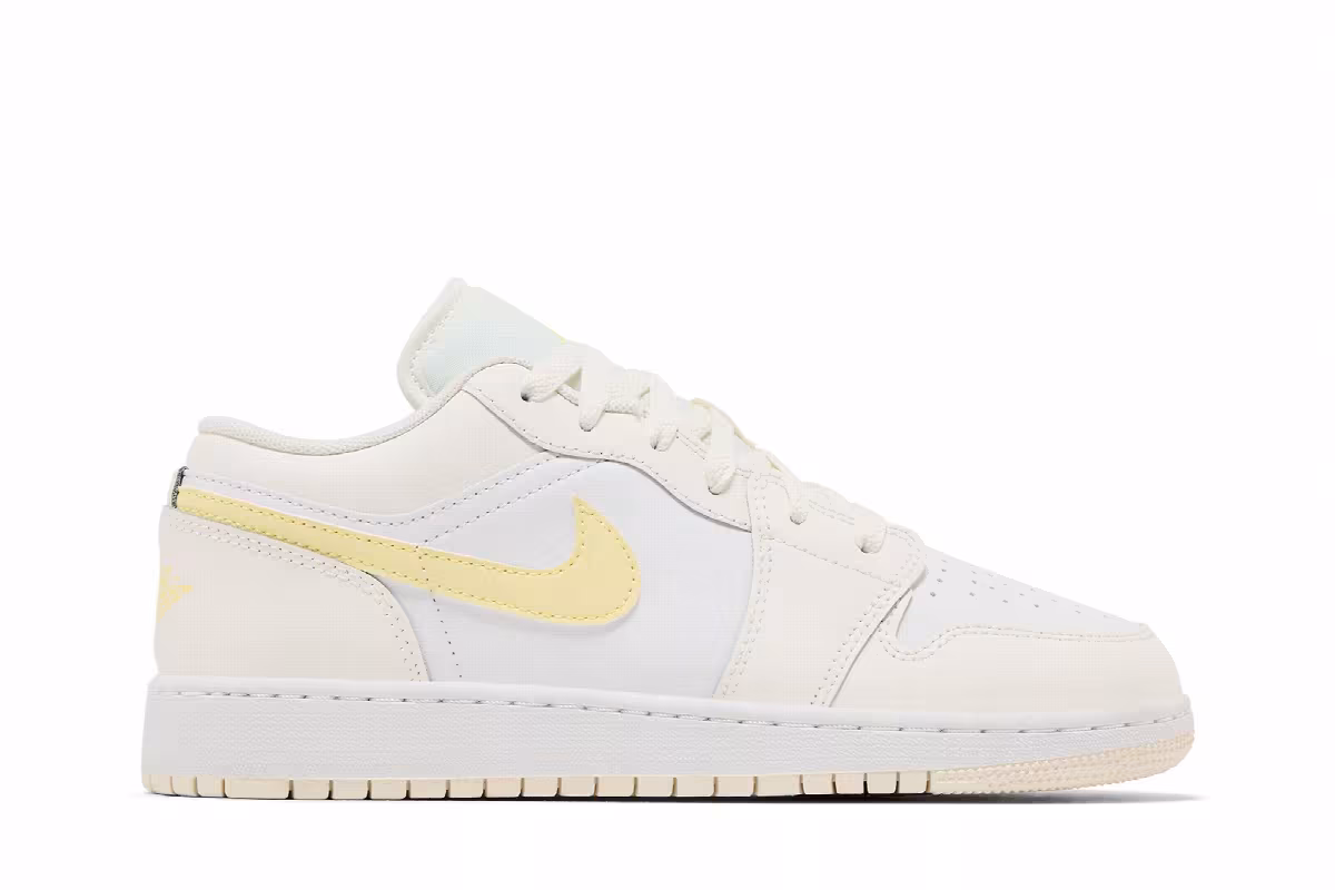 Air Jordan 1 Low GS Sail Light Laser Orange, view 2