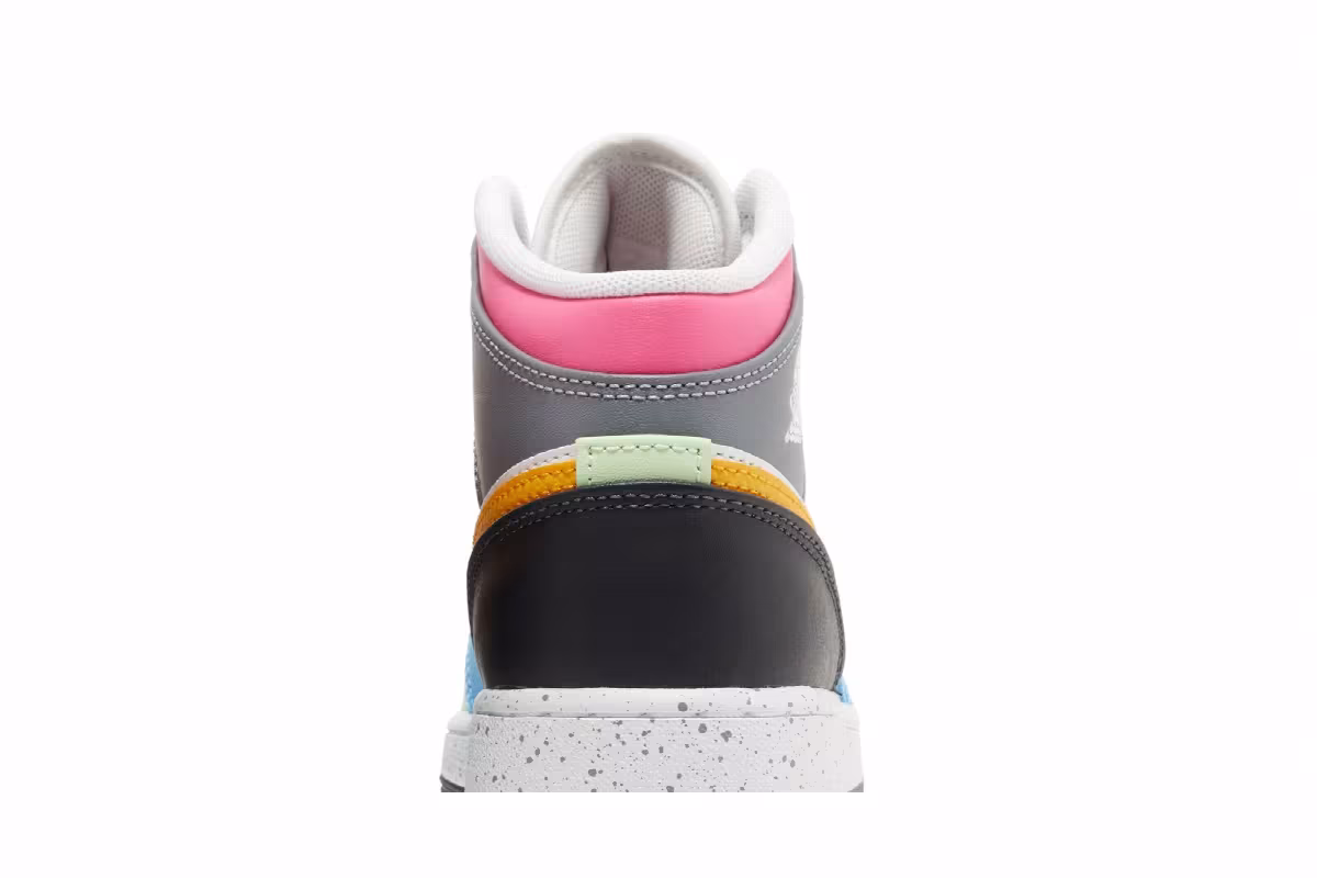 Air Jordan 1 Mid SE GS Multi-Color, view 8