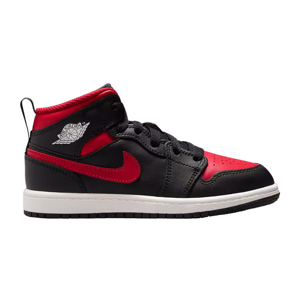 Air Jordan 1 Mid PS Bred Twist