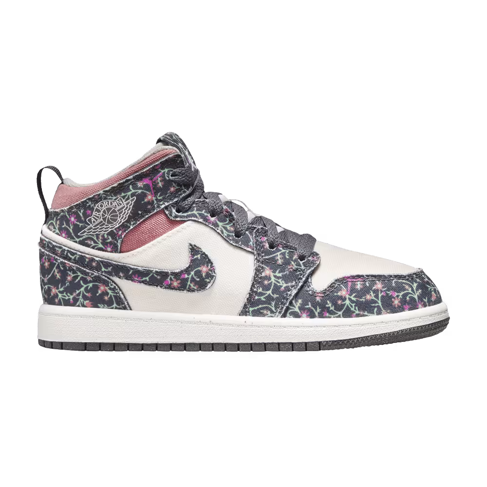Air Jordan 1 Mid SE PS Floral