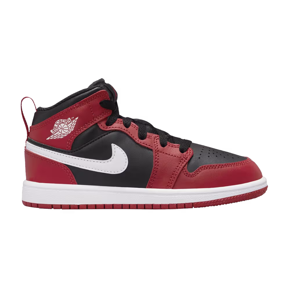 Air Jordan 1 Mid PS Gym Red Black White
