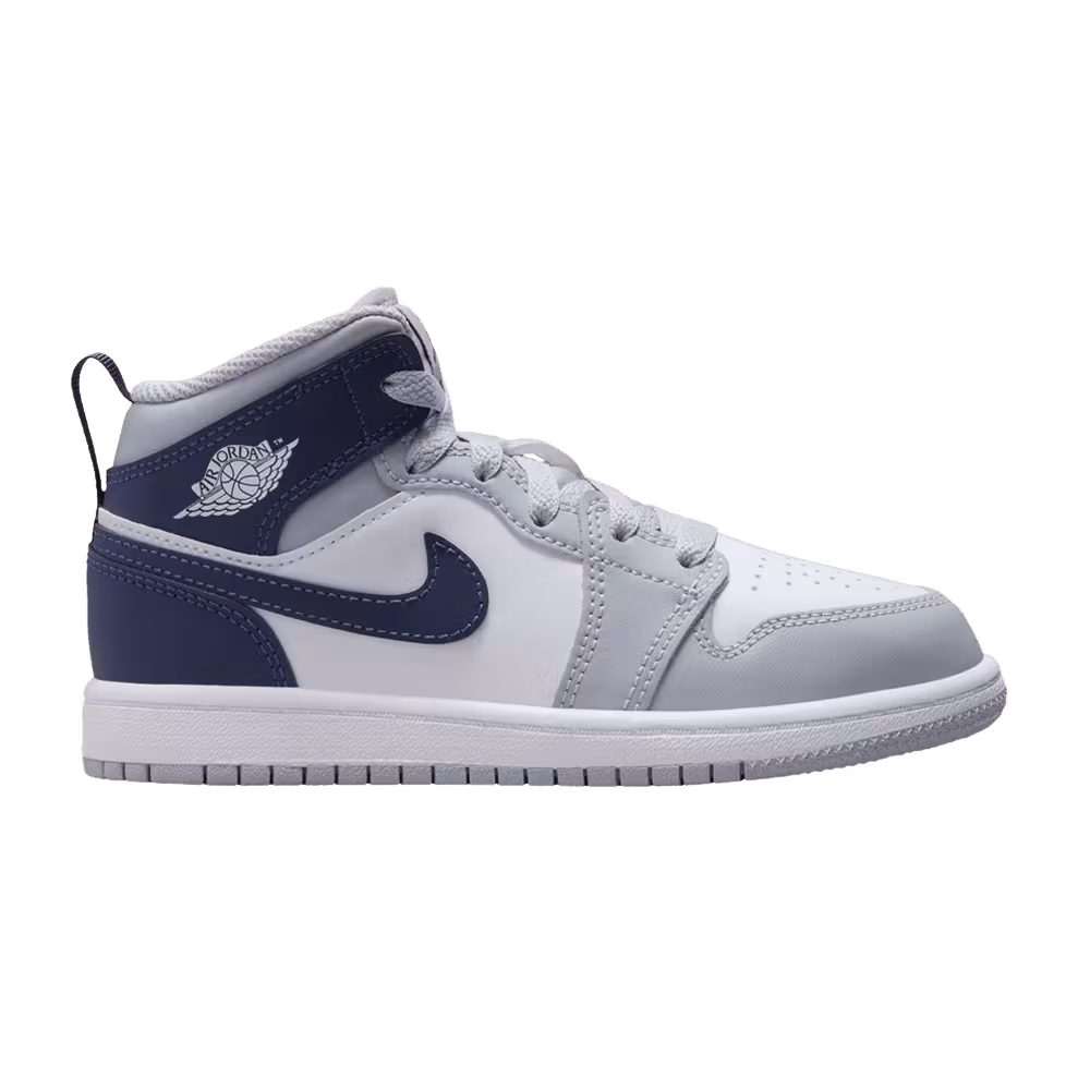 Air Jordan 1 Mid PS Wolf Grey Midnight Navy