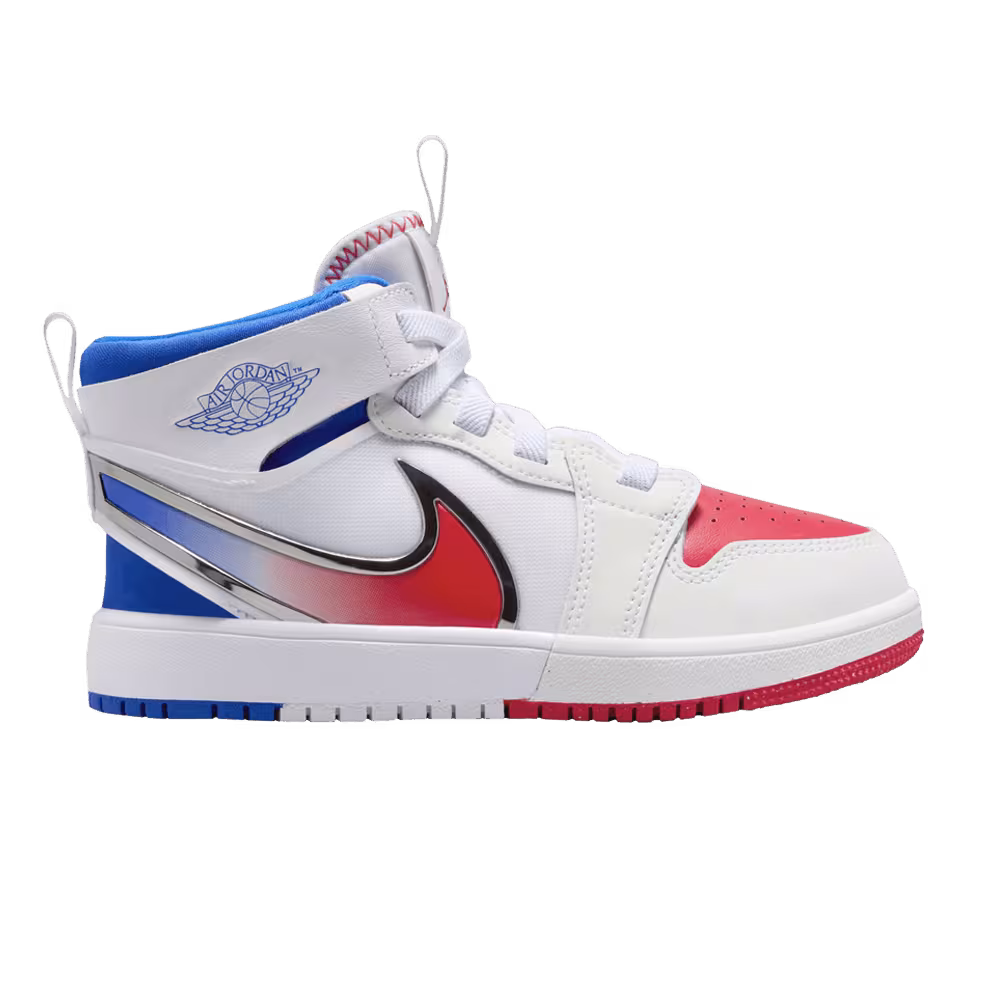 Air Jordan 1 Mid RM EasyOn PS White Racer Blue Red