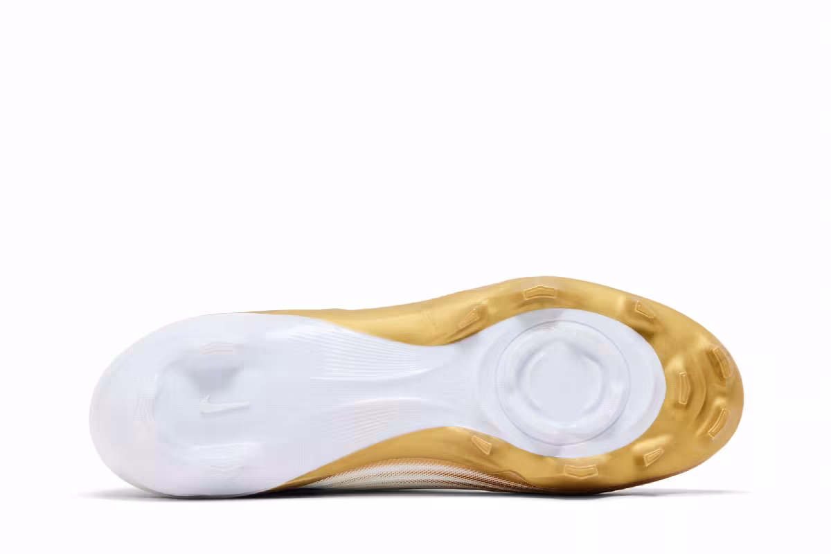 Nike Vapor Speed 3 White Metallic Gold Black, view 5