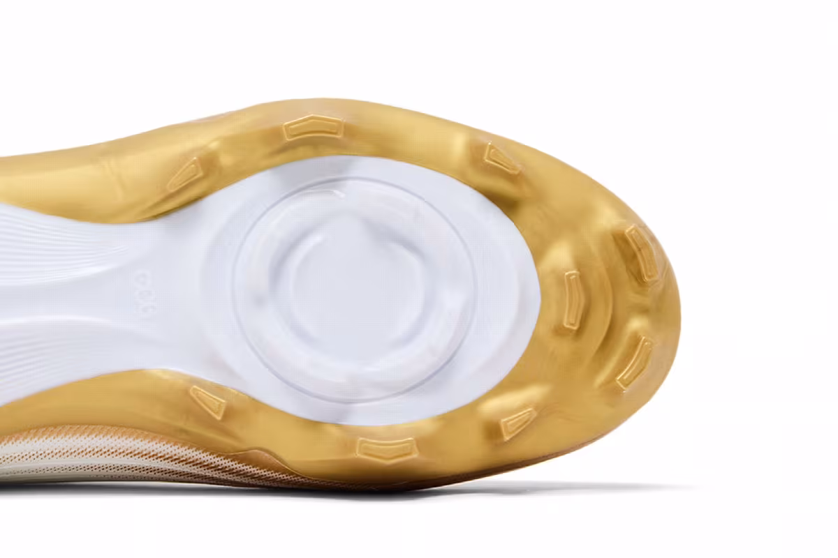 Nike Vapor Speed 3 White Metallic Gold Black, view 6