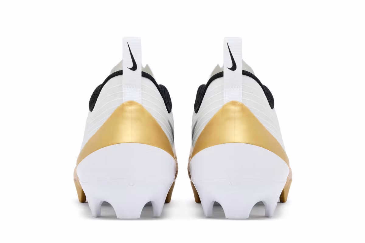 Nike Vapor Speed 3 White Metallic Gold Black, view 7