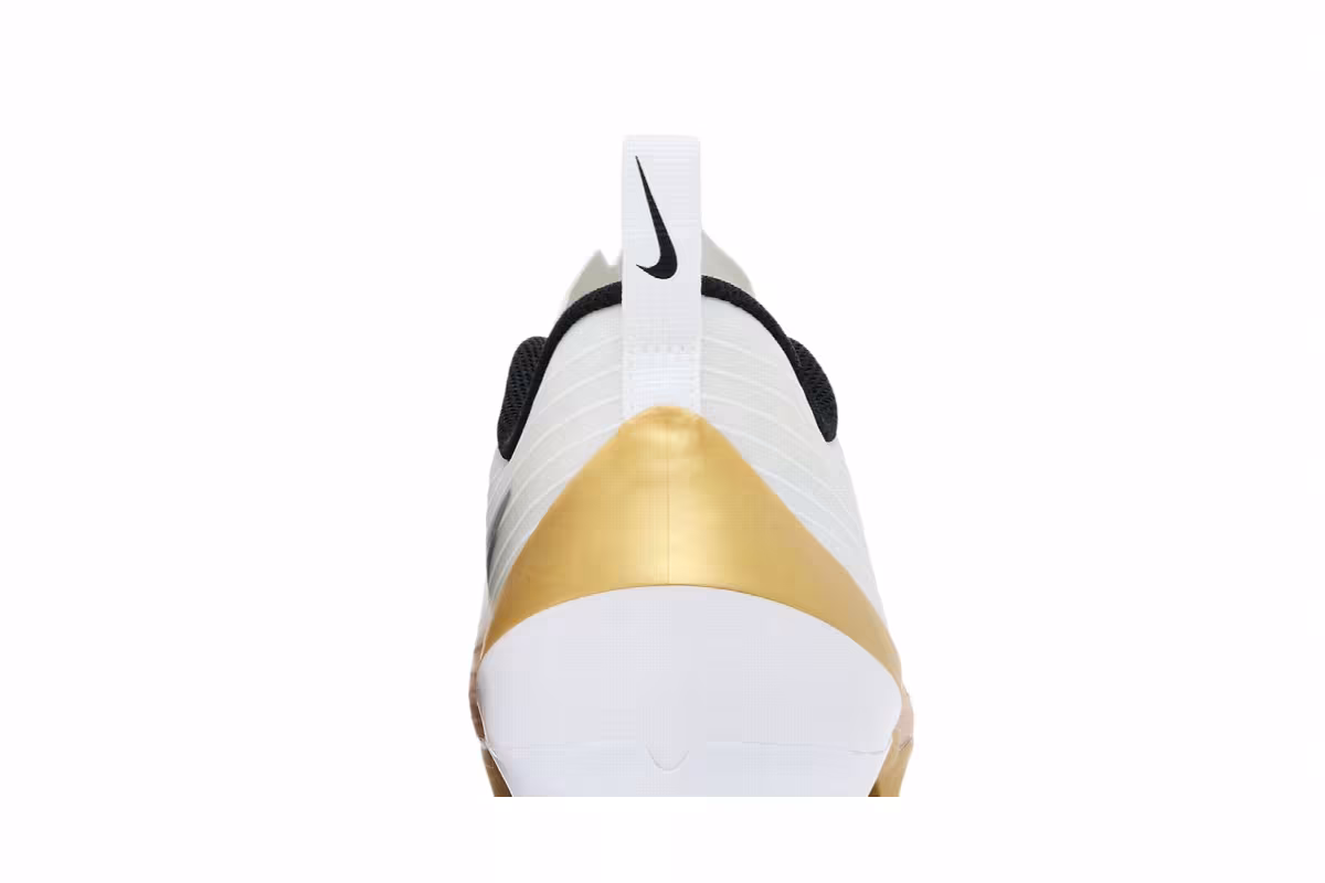 Nike Vapor Speed 3 White Metallic Gold Black, view 8