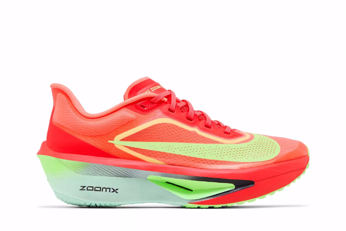 Nike Zoom Fly 6 Bright Crimson Lime Blast, view 2