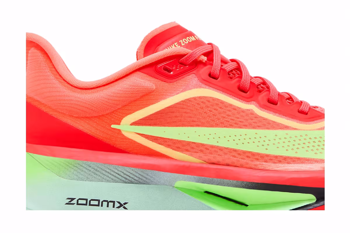 Nike Zoom Fly 6 Bright Crimson Lime Blast, view 3