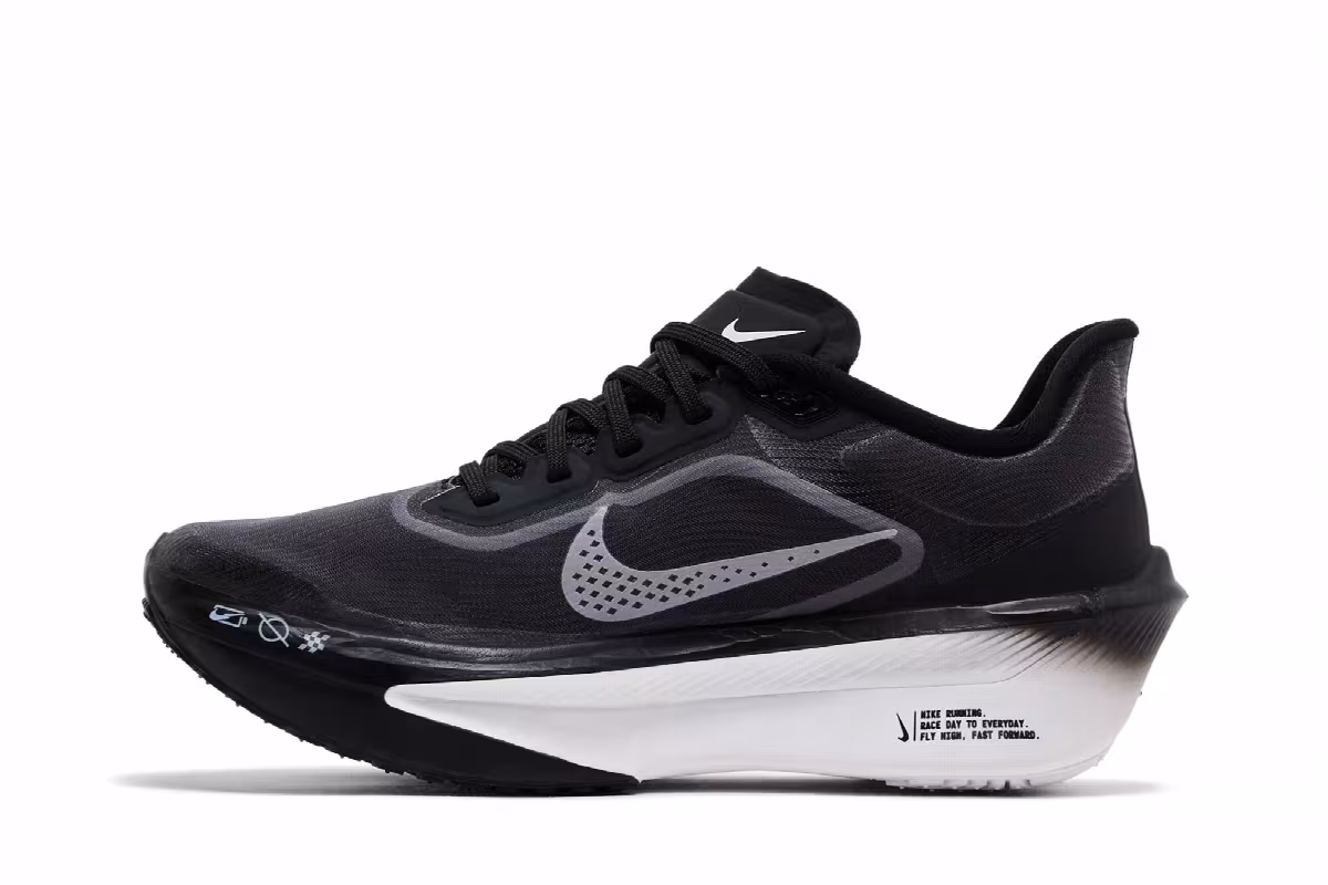 Nike Women's Zoom Fly 6 Black Light Smoke Grey, view 4
