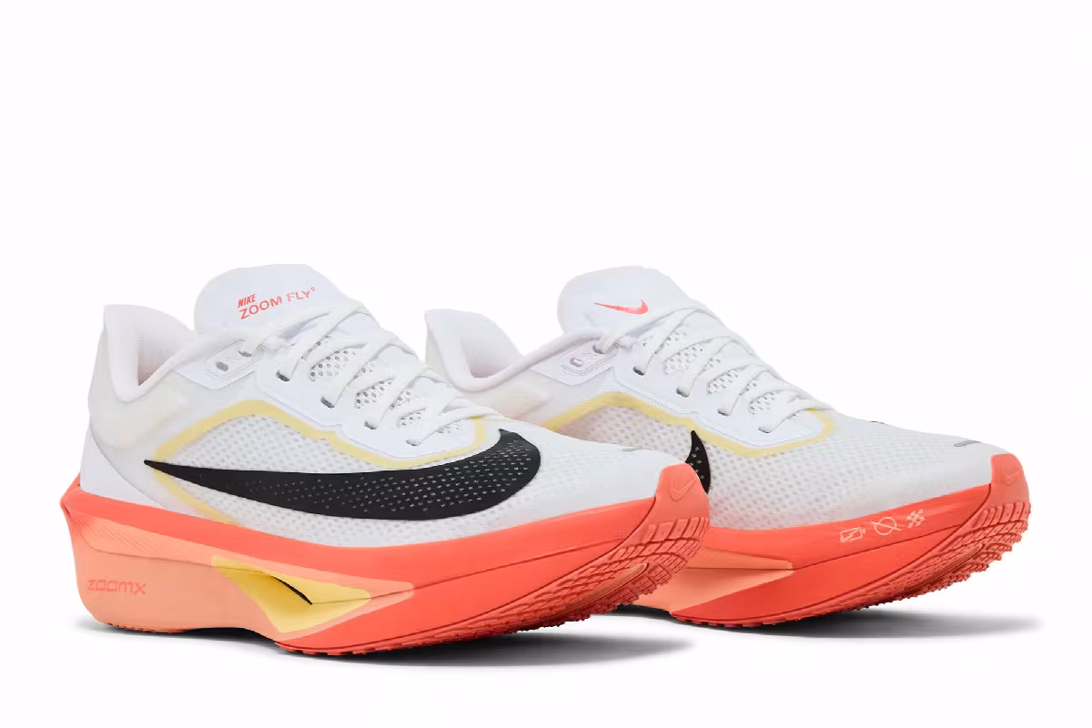Nike Zoom Fly 6 White Black Magic Ember, view 9