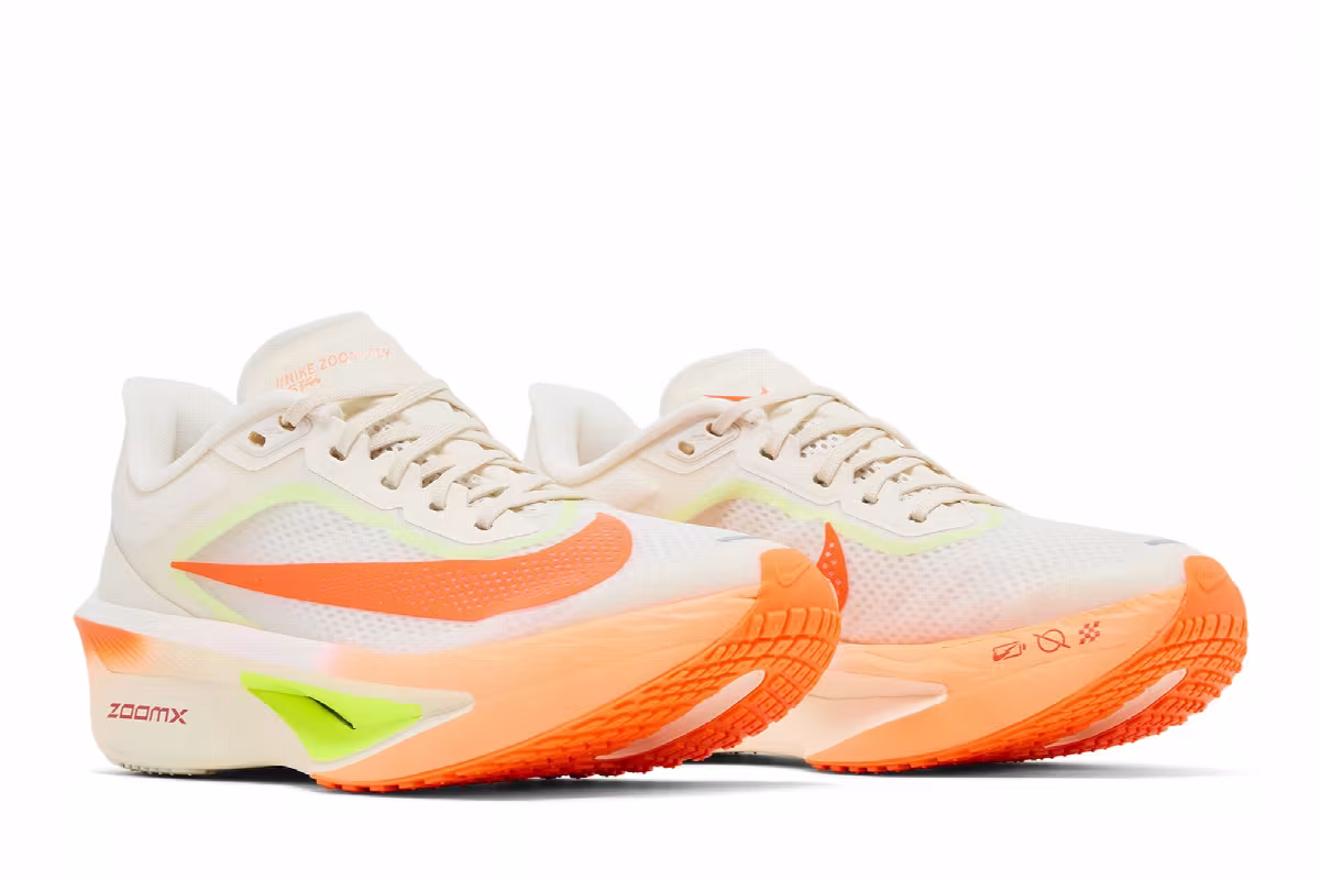 Nike Women's Zoom Fly 6 Pale Ivory Hyper Crimson, view 9