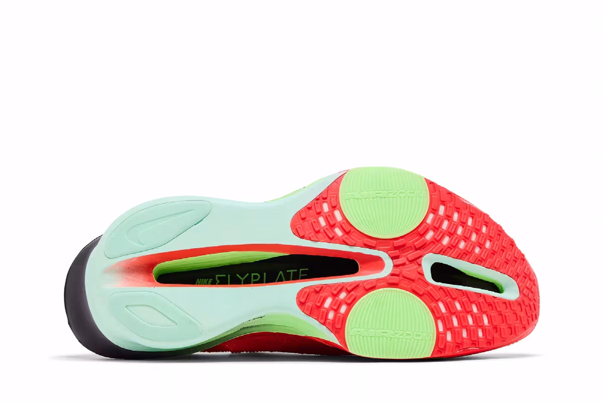 Nike Air Zoom Alphafly NEXT% 3 Bright Crimson Lime Blast, view 5