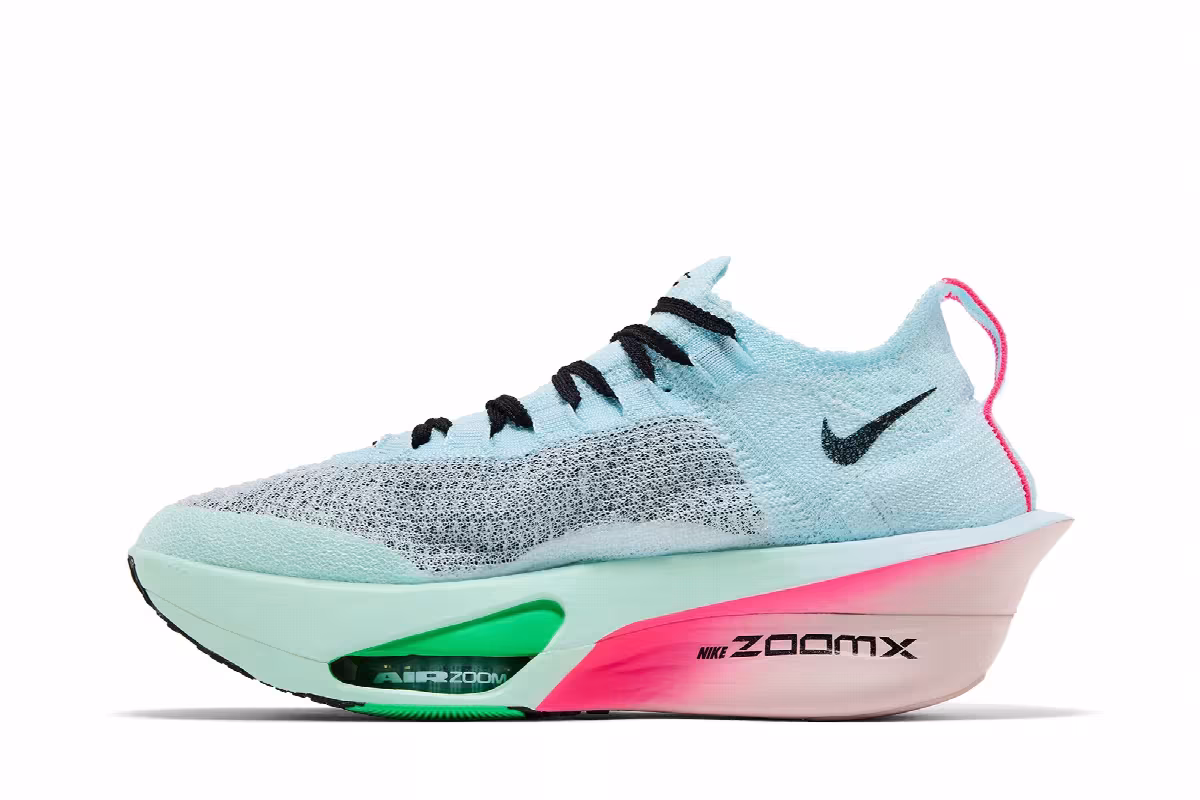 Nike Air Zoom Alphafly NEXT% 3 Glacier Blue Mint Foam, view 4