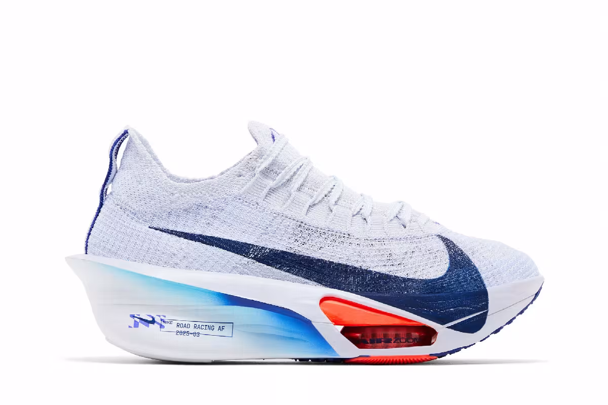Nike Women's Air Zoom Alphafly NEXT% 3 Football Grey Blue Void, view 2