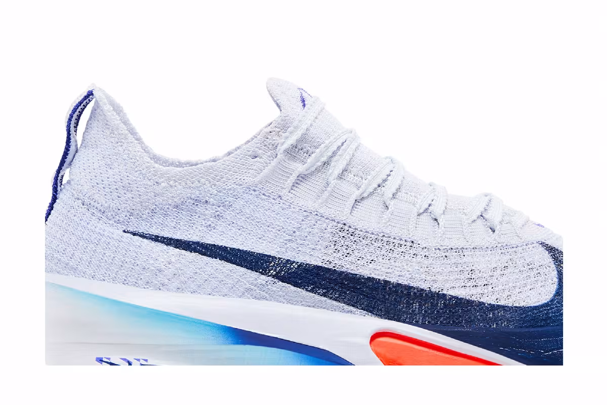 Nike Women's Air Zoom Alphafly NEXT% 3 Football Grey Blue Void, view 3