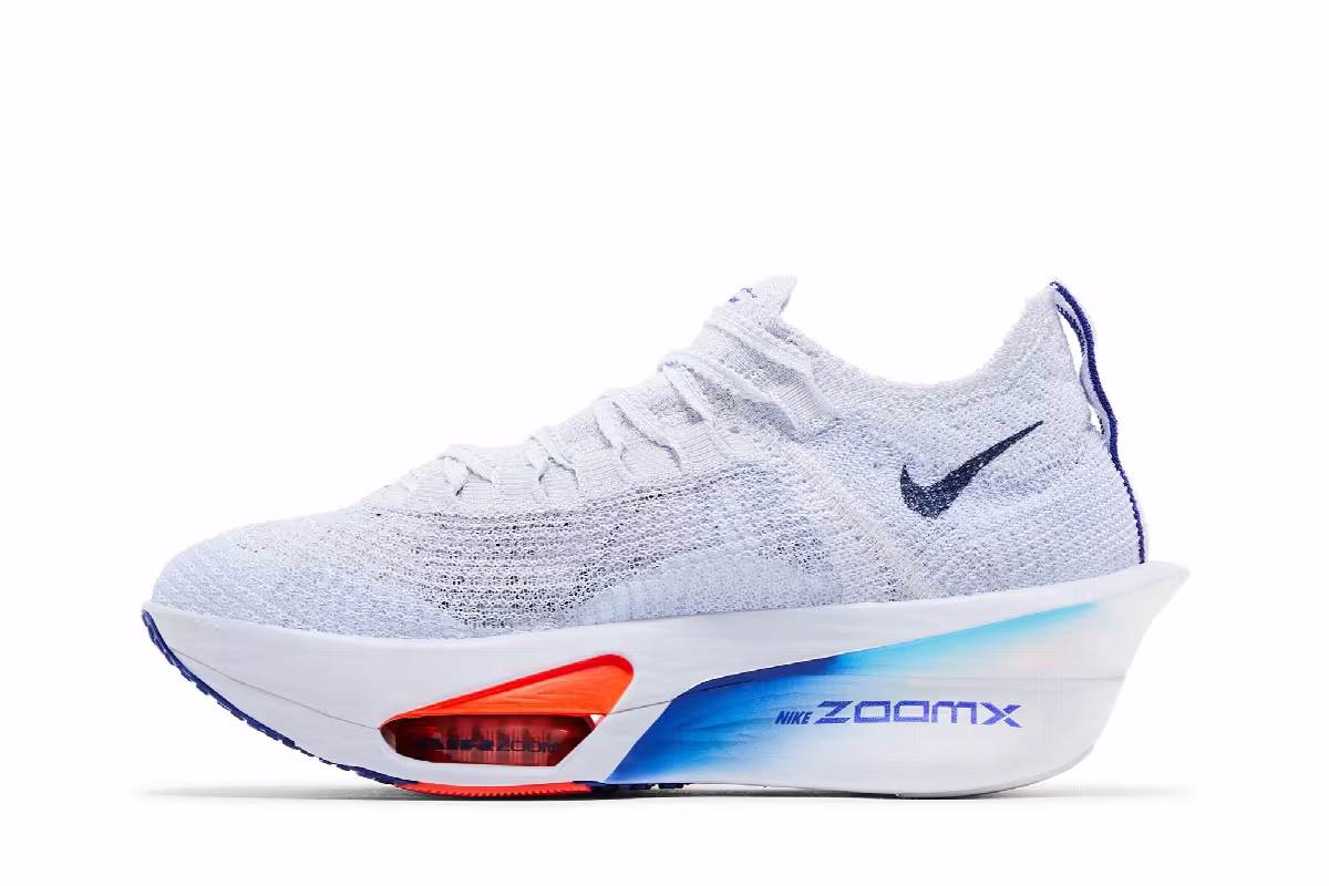 Nike Women's Air Zoom Alphafly NEXT% 3 Football Grey Blue Void, view 4