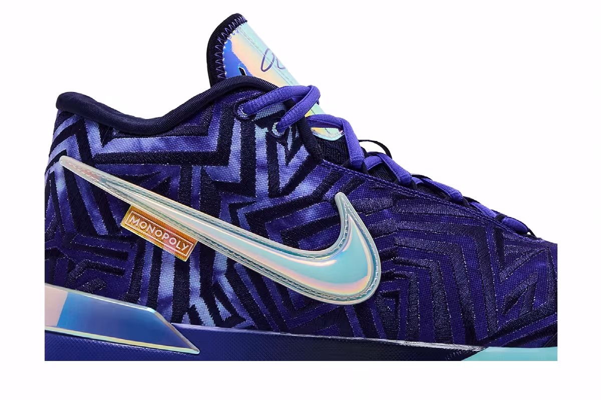 Monopoly x Nike Zoom LeBron NXXT Genisus Persian Violet, view 3