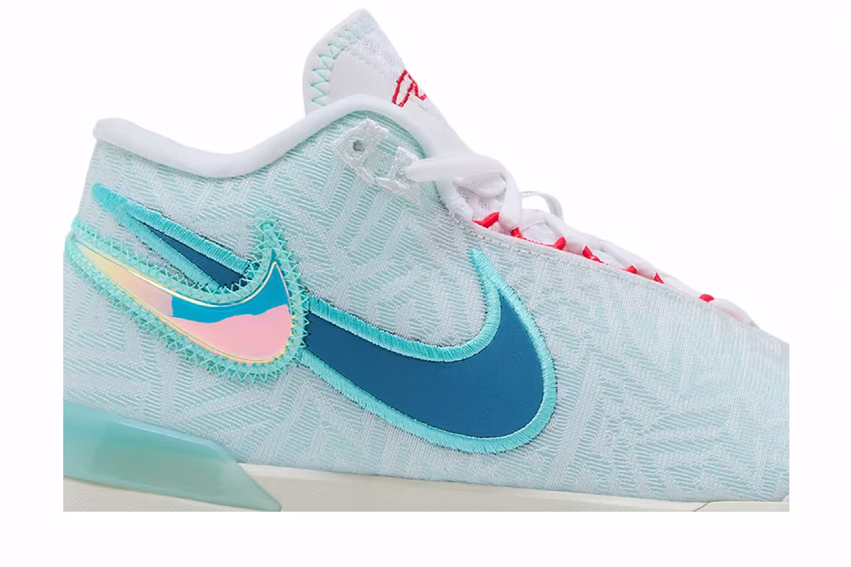 Nike Zoom LeBron NXXT Genisus EP White Aegean Storm, view 3